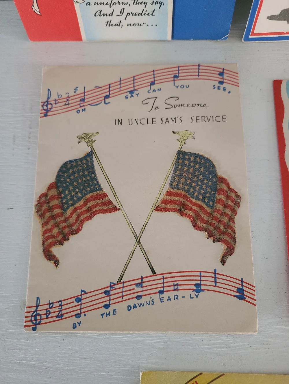 Vintage Military Greeting Cards Unused